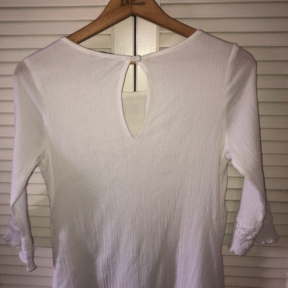 Sanctuary Crochet Mini dress flare sleeve Small - Picture 9 of 9